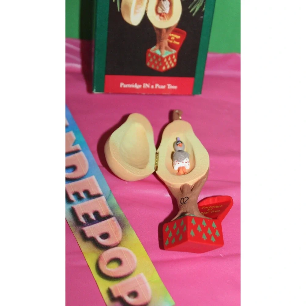 Hallmark Keepsake Partridge In A Pear Tree Christmas Holiday Ornament QX5234